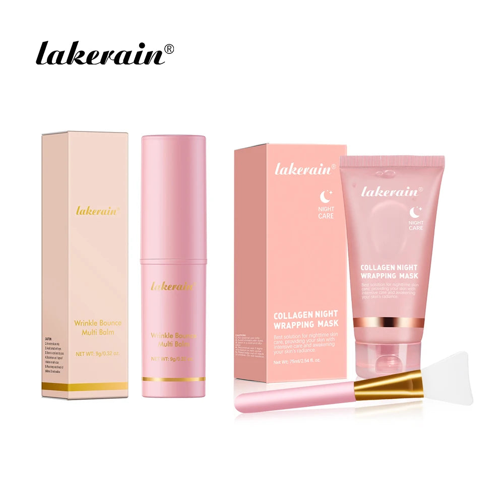Set 2 Color Collagen Peel-Off Night Mask – Firming & Deep Hydration